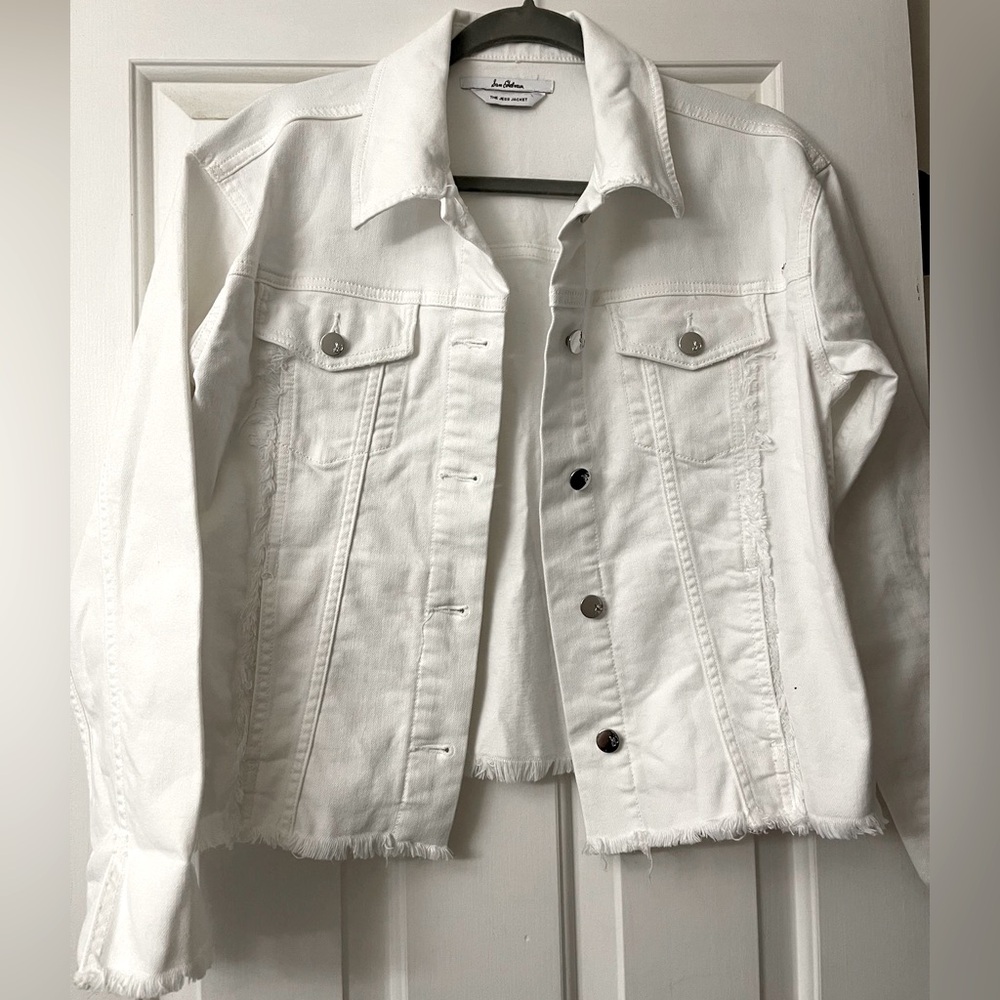 Sam Edelman | White Denim Jacket
